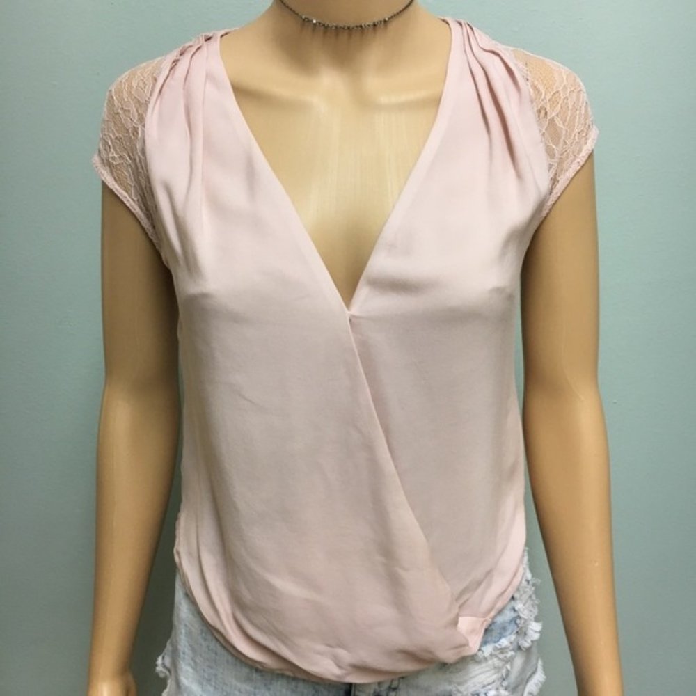 Bebe Pink lace top